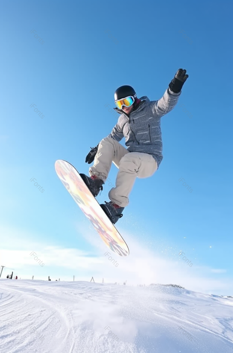年轻男子户外滑雪单板滑雪摄影图,高清,摄影图,摄影图片,图片大全,摄影图免费下载